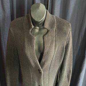 VINCE crochet cardigan women size medium